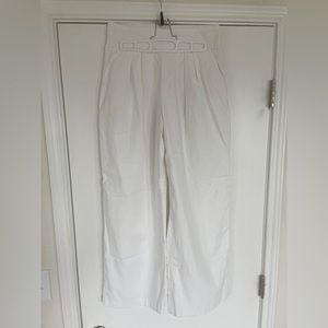 Abercrombie & Fitch White Linen Trouser size Small Regular Length